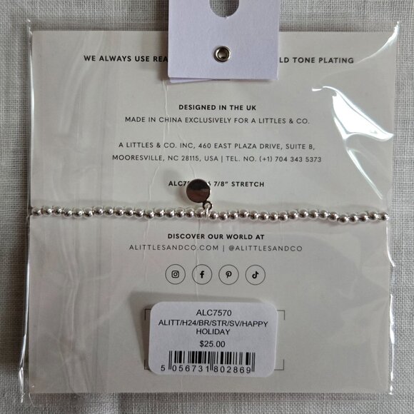 Happy Holidays Heart Bracelet NWT - Picture 4 of 5